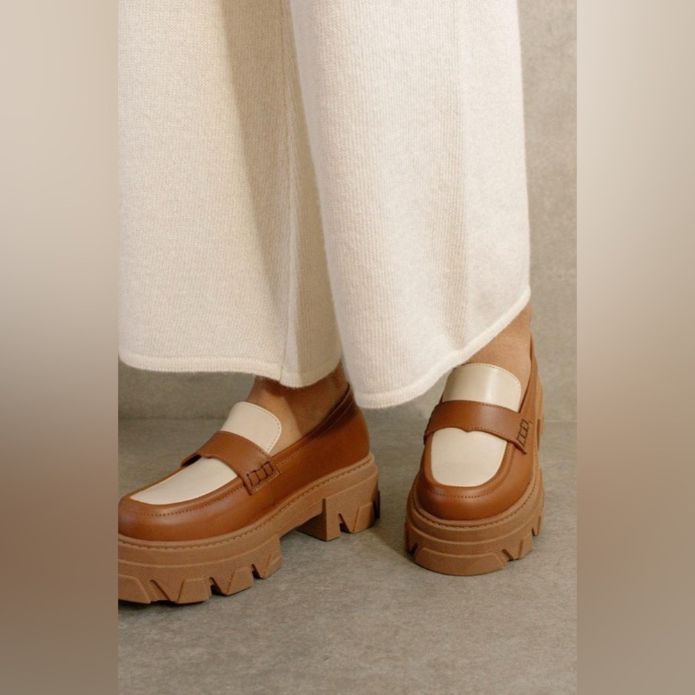 ALOHAS Trailblazer‎ Bicolor Leather Loafers size EU 39 - Picture 2 of 6
